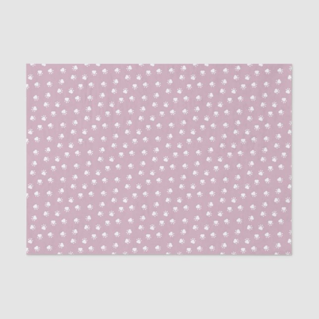 Paw Prints Tissue Paper (Front)