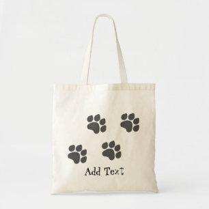 Paw Prints Tote Bag