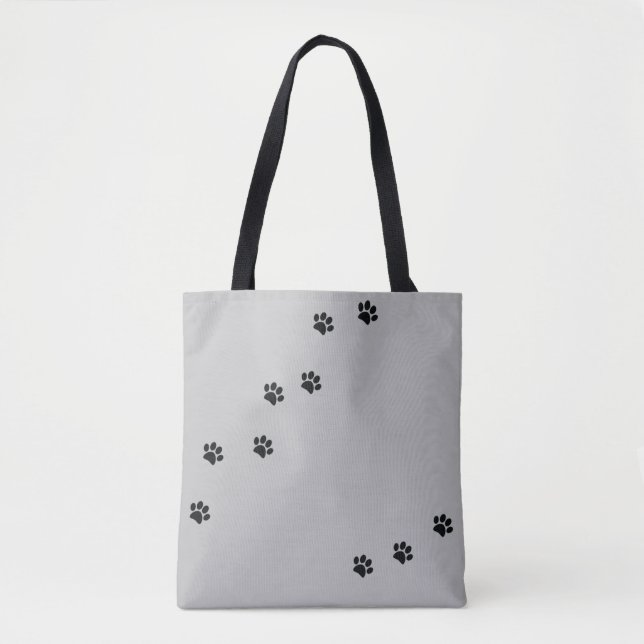 Paw Prints Tote Bag (Front)