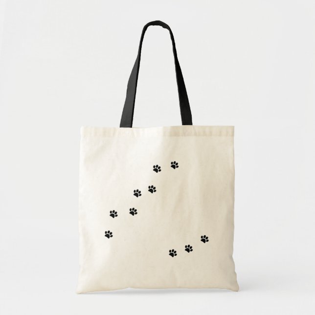 Paw Prints Tote Bag (Front)