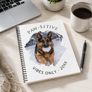 Paw-sitive vibes German Shepherd GSD photo 2027 Planner