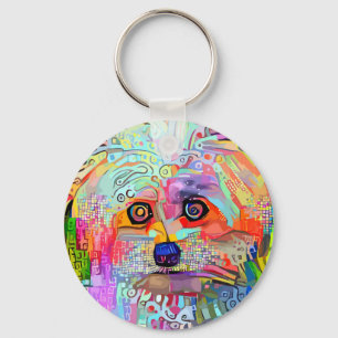 Paw-sitive Vibes Key Ring