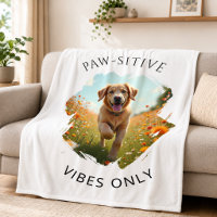Paw-sitive Vibes Only Golden Retriever Photo
