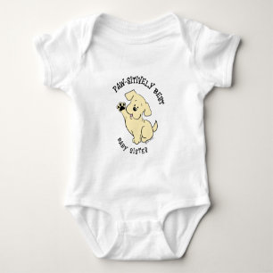 Paw-sitively Best Baby Sister Matching Sibling Bodysuit