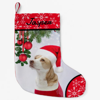 Paw Snowflake Pet Christmas Stocking