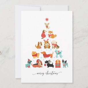 Paw-some Christmas Tree - A Tail-Wagging Holiday Card