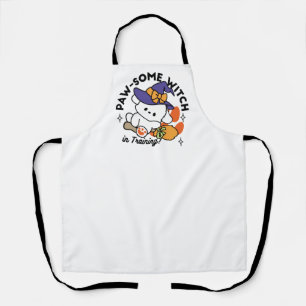 Paw-some Witch in Training – Cute Halloween Dog  Apron