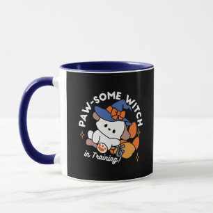 Paw-some Witch in Training – Cute Halloween Dog  Mug