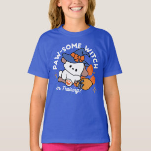 Paw-some Witch in Training – Cute Halloween Dog T-Shirt