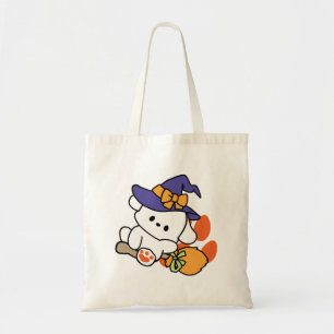 Paw-some Witch in Training – Cute Halloween Dog  Tote Bag