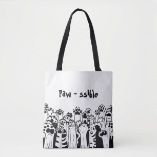 Paw-ssible Tote Bag 