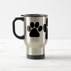 PAW STAINLESS TRAVEL MUG