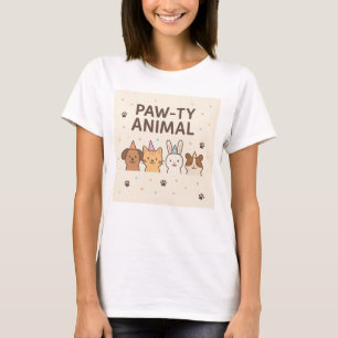 Paw-ty Animal  T-Shirt