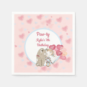 Paw-ty Dog Birthday Party Napkins