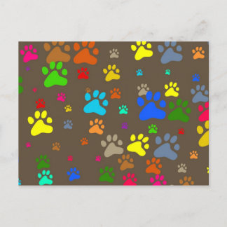 Paw Wallpaper Postcard