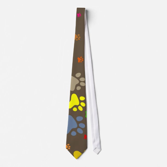 Paw Wallpaper Tie (Front)