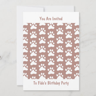 Paw Wallpaper, You Are Invited, Invitation