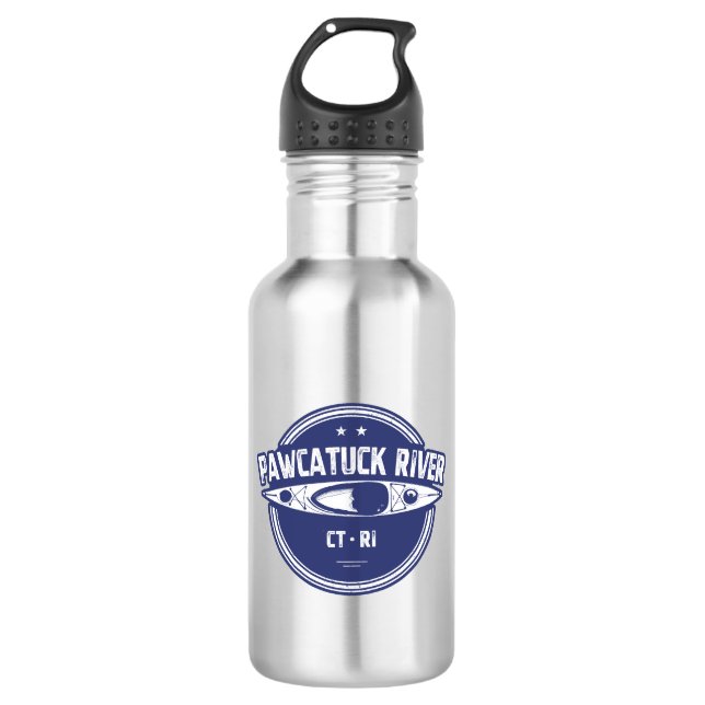 Pawcatuck River Connecticut Rhode Island Kayaking 532 Ml Water Bottle (Front)