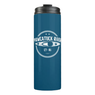 Pawcatuck River Connecticut Rhode Island Kayaking Thermal Tumbler