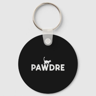 Pawdre Cat Dad Cute Fur Papa Fathers Day Pet Paw D Key Ring