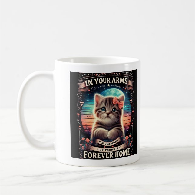 "Pawfect Moments" Digital Pet Lover's Mug (Left)