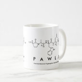 Pawla peptide name mug (Front Right)
