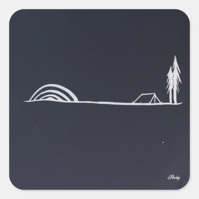 pawley night camp sticker (Front)