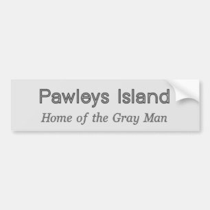 Pawleys Island Grey Man Bumper Sticker