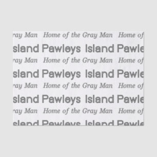 Pawleys Island Grey Man Tissue Paper