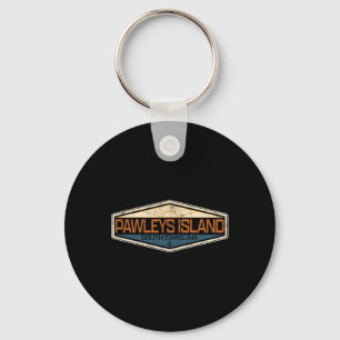 Pawleys Island South Carolina Distressed  Key Ring