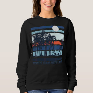 Pawleys Island South Carolina Summer 80s Beach Sou Sweatshirt