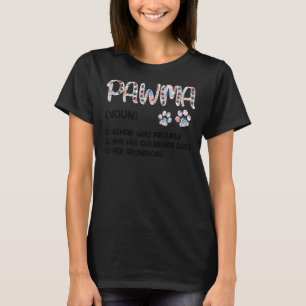 Pawma Mum Dog Pets  Dog Owner For Women Girls T-Shirt
