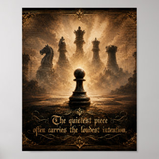 pawn chess poster
