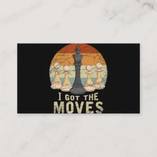 Pawn King Chess Figure Chessmen Gift Chess Business Card