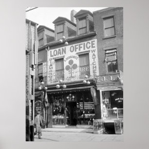 Pawn Shop, 1920s Poster
