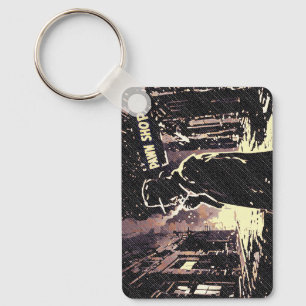 Pawn Shop Retro Gritty Pop Art Urban Style Key Ring