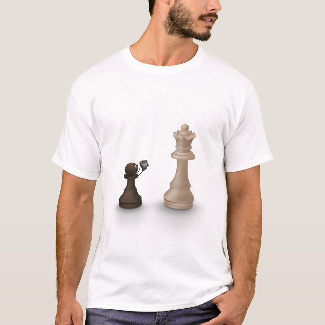 Pawn takes Queen T-Shirt (Front)