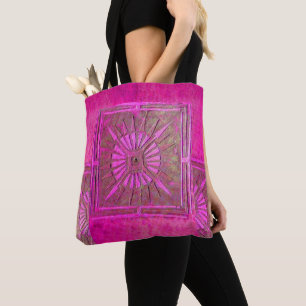 PAWNEE MORNING STAR, Pink FuchsiaTote Bag