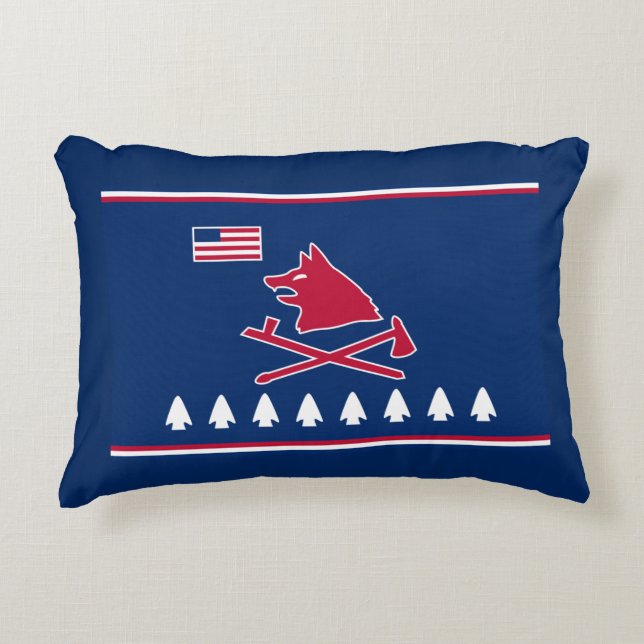 Pawnee people Nation Flag Decorative Cushion (Front)