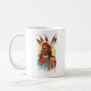 Pawnee Sioux Chief: Rushing Bear Coffee Mug