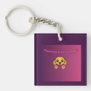 Pawness Overloaded — Cute Pet Lover Keychain. Key Ring