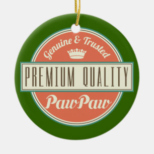 Pawpaw (Funny) Gift Ceramic Tree Decoration