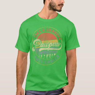 Pawpaw Like a Grandpa Only Cooler Retro Papaw Dad T-Shirt