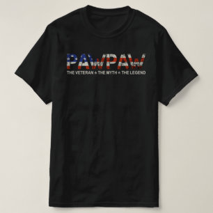 pawpaw man myth legend veteran T-Shirt