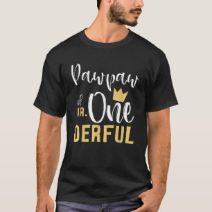Pawpaw of Mr Onederful 1st Birthday First One Derf T-Shirt
