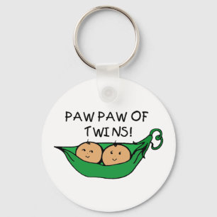 Pawpaw of Twins Pod Key Ring