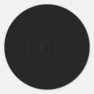 Pawpaw - Pawpaw Ever Father's Day Pawpaw - Bday Pa Classic Round Sticker