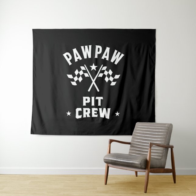 PawPaw Pit Crew Tapestry (In Situ (Horizontal))