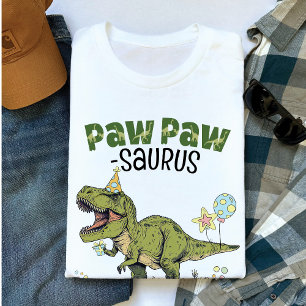 PawPaw-saurus Funny Dinosaur Kids Birthday Party