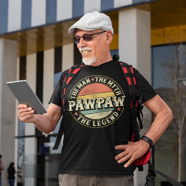 PawPaw The Man The Myth The Legend Gift Grandpa T-Shirt (Creator Uploaded)